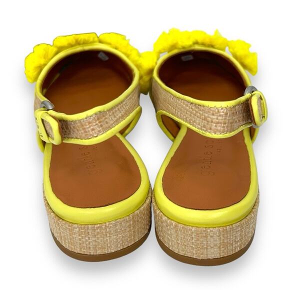 Gentle Souls Yellow and Tan Flats - Picture 9 of 11